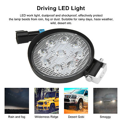 #ad ◇ 27W 9LEDs Car Work Light Spotlight 7200LM IP67 Waterproof 6500K‑7500K For $12.02