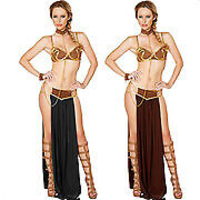 #ad Princess Leia Slave Cosplay Costume Sexy Halloween Carnival Dress Bra Outfit $21.89