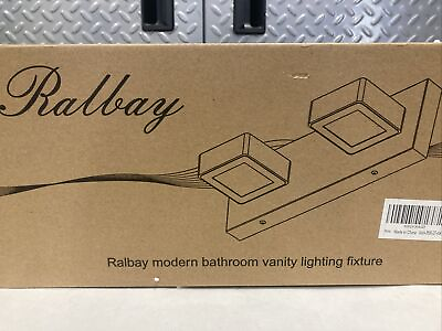 #ad Ralbay Modern LED Bathroom Vanity Light 2 Light Wall Lighting Fixture NEW $14.99