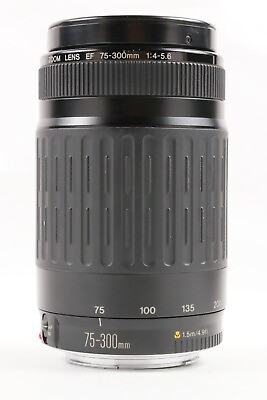 #ad Canon EF 75 300mm f 4 5.6 Telephoto Zoom Lens $70.00