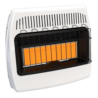 #ad 30000 BTU Dual Fuel Infrared Wall Heater Vent Free Radiant Home Cabin Warmer $325.85