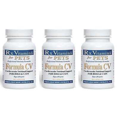 #ad Rx Vitamins For Pets Formula CV For Cardiovascular System 90 Caps FORMCV 3 PACK $119.54