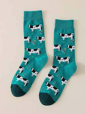 #ad Cow Crew Socks Funny Socks for Women Novelty Socks Funky Socks Gift for Her $6.32