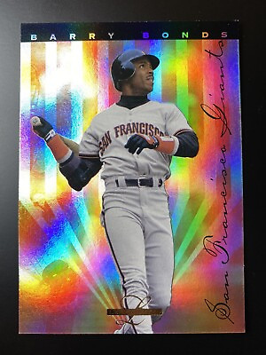 #ad *** #x27;90s Vintage *** 1995 Leaf Limited Barry Bonds #11 Foil Baseball Card *** $9.50