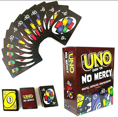 #ad Mattel UNO Show em No Mercy Card Game $8.00