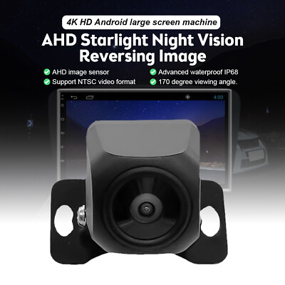 #ad 4K 170° AHD Car Backup Camera Reverse Rear View Parking Night Vision Waterproof $13.93