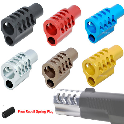 #ad .45 ACP Anodized Aluminum Muzzle Brake for 1911 Sig Arms GSR Color Variation A $21.99