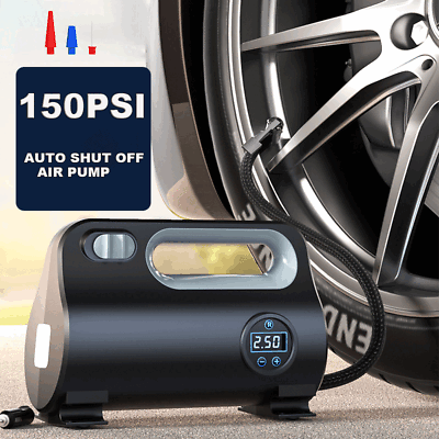 #ad Tire Inflator Car Air Pump Compressor Electric Portable Auto 12V Volt 150 PSI $22.98