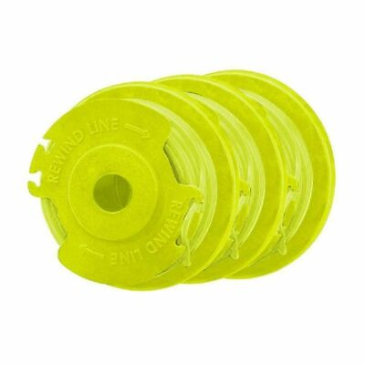 #ad Ryobi Replacement Twisted 0.080 In. String Trimmer Auto Feed Line Spools 3 Pack $9.95