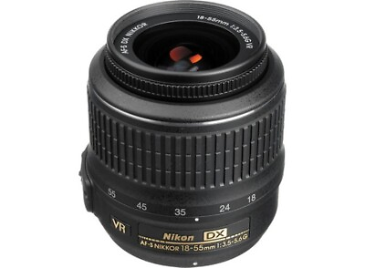 #ad Open Box Nikon NIKKOR 18 55mm f 3.5 5.6 VR AF S Zoom F Mount Lens $80.00