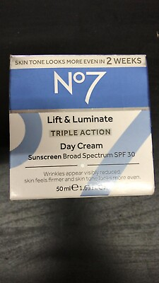 #ad No7 Lift and Luminate Triple Action Day Cream with SPF30 1.69oz exp09 25 n1 $23.00