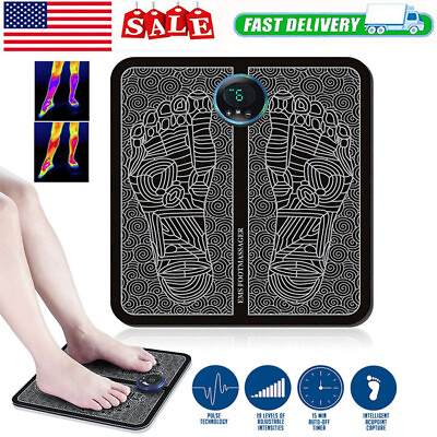 #ad Ems Foot Massager Neuropathy Feet for Circulation and Pain Relief USA $7.99