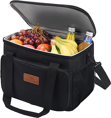#ad Insulate Lunch Bag for Women Men 24 Can Cooling Thermal Lunch Food Box with Re $25.47