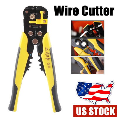 #ad 8quot; Professional Automatic Wire Striper Cutter Stripper Crimper Electric Tool $13.99