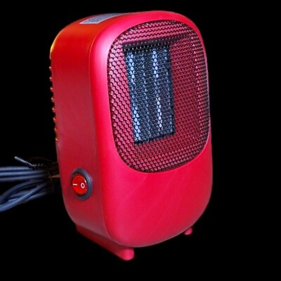 #ad Personal Mini Electric Ceramic Space Heater Portable 400W for Indoor Red $13.98