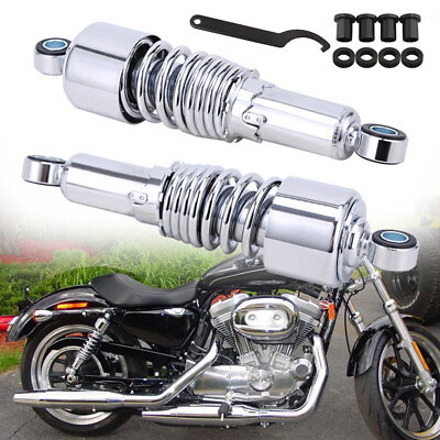 #ad 10.5quot; Rear Absorber Shocks Lowering For Harley Sportster Iron 883 1200 XL Cutsom $72.94