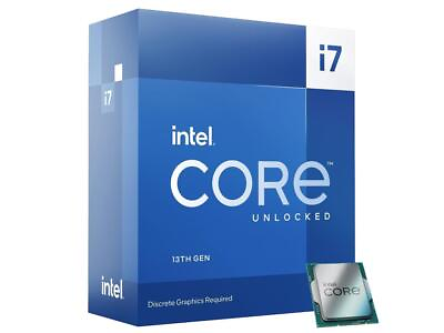 #ad Intel Core i7 13700KF 13th Gen Raptor Lake 16 Core 8P8E Desktop CPU $295.99