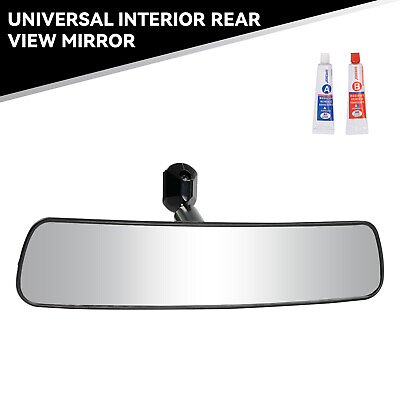 #ad 10 Inch Rear View Instructor Safety Wide Glass Mirror Blind Spot w Adhesive $14.99