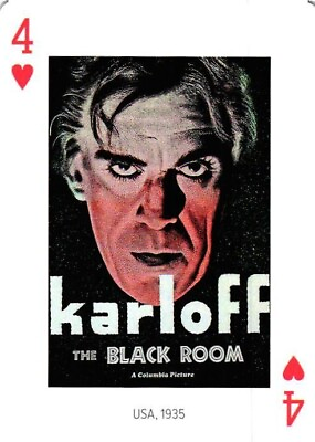 #ad The Black Room Movie Poster Playing Card $3.95
