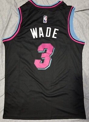 #ad NWT Heat Dwyane Wade #3 jersey adult sizes S M L XL Available $35.99