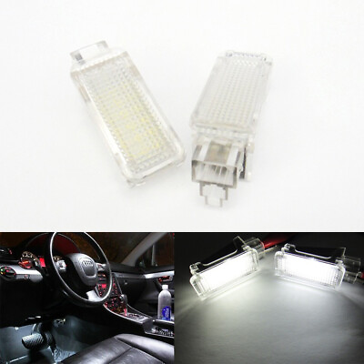 #ad 2x LED Luggage Footwell Under Door Courtesy Light For Audi A3 A4 S4 A5 A6 Q5 TT $13.99