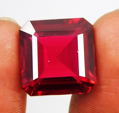 #ad Pigeon Blood Red Ruby 42.80 Ct Beautiful Genuine Radiant quot;Certifiedquot; Loose Gems $102.19