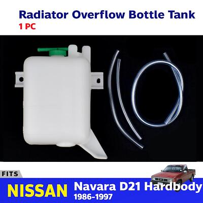 #ad Radiator Reserve Overflow Tank Coolant Fits Nisssan Hardbody D21 1986 97 Navara $34.91