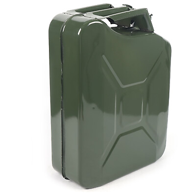 #ad Fuel Can 5 Gal Fuel Can Gas Steel Tank Army Green 20L Can Steel Safety Lock $39.80
