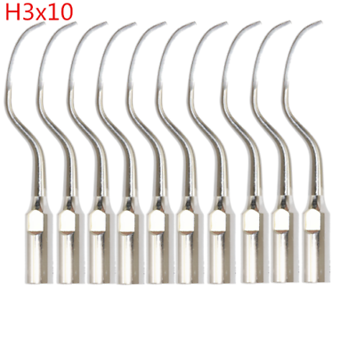 #ad 10 Pcs H3 Dental Ultrasonic Perio Scaling Tips Fit Satelec DTE Scaler Handpieces $114.81