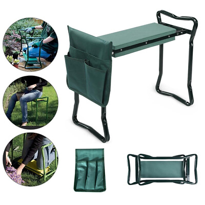 #ad Heavy Duty Upgraded Garden Kneeler Thicken Seat Padded Kneeling Stool Outdoor $27.89