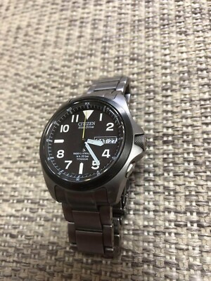 #ad CITIZEN PROMASTER Land Eco Drive PMD56 2952 Titanium Men Watch Used From JAPAN $311.00