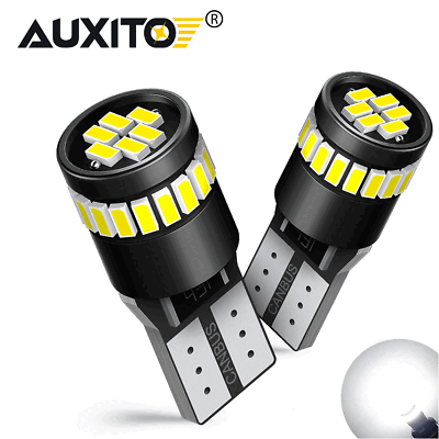 #ad 2x AUXITO T10 168 194 2825 White LED License Plate Side Marker Light Bulb Canbus $8.99
