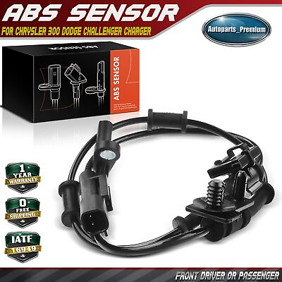 #ad ABS Wheel Speed Sensor for Chrysler 300 Dodge Challenger Charger 2011 2014 Front $11.99