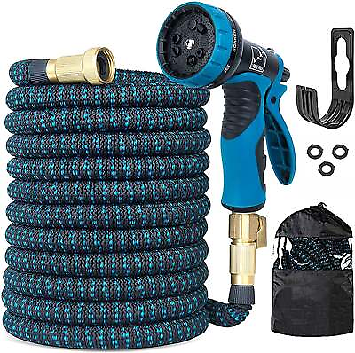 #ad 25 150FT LIGHTWEIGHT NO KINK WATER HOSE FLEXIBLE UPGRADED LEAKPROOF WATER HOSE $24.99