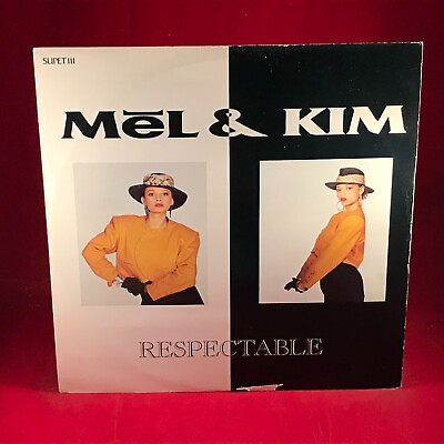 #ad MEL amp; KIM Respectable 1987 UK 3 track 12quot; Vinyl Single Stock Aitken Waterman F GBP 8.84