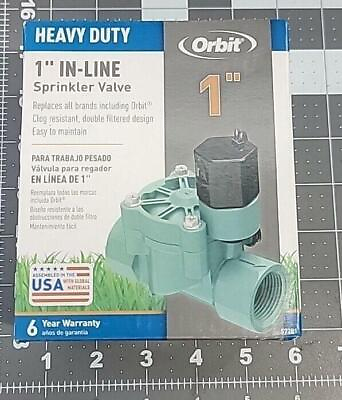 #ad #ad Orbit Irrigation In Line Sprinkler Valve Green 57281 1quot; $11.99