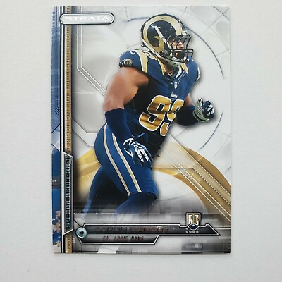 #ad 2014 Topps Strata Football Card Aaron Donald Los Angeles Rams RC #190 $5.99
