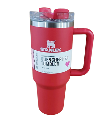 Hot Red 40oz. FlowState Tumbler Quencher H2.0 Vacuum Insulated 6 Colors US Ship $39.62