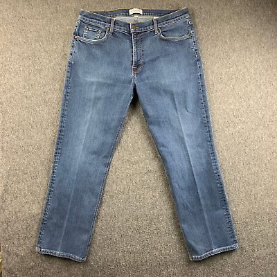 #ad Tecovas Jeans Mens 36x32 Fits 35x29 Western Cowboy Standard Dark Blue Spandex $42.49