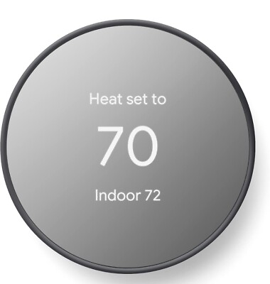 #ad Google Nest Programmable Smart Wi Fi Thermostat Charcoal $48.50