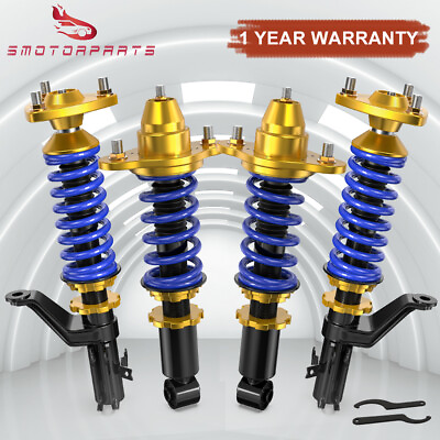 #ad For 2002 2006 Acura RSX Type S Base Front amp; Rear Coilover Struts Shocks Adjust $229.99