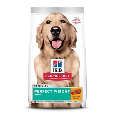 #ad Hill#x27;s Science Diet Adult Perfect Weight Chicken Recipe Dry Dog Food 25 lbs. $57.95
