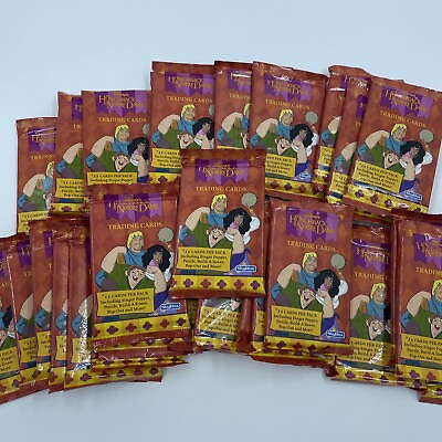 1996 THE HUNCHBACK OF NOTRE DAME SEALED TRADING CARD PACK DISNEY RARE $11.95