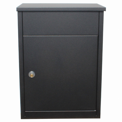 #ad Allux Series Mailboxes Allux 500 Wall Mount Mail Parcel Box Black $355.95