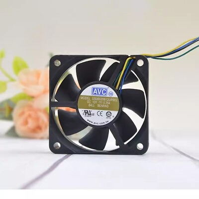 #ad AVC DS06020B12UP002 6020 DC12V 0.35A 6CM 4 Wire Cooling Fan $15.50