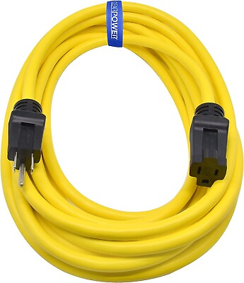 #ad CP 25 ft 12 3 SJTW Heavy Duty Outdoor Extension Cord 3 Prong Grounded CP10144 $26.99