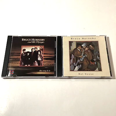 #ad Bruce Hornsby 2 CD Lot: The Way It Is 1986 Hot House 1995 $3.98