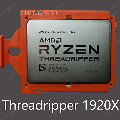 #ad AMD Ryzen Threadripper 1920x 3.50ghz 12 cores 24 threads tr4 x399 CPU processor $137.00