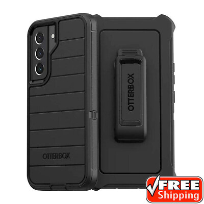 #ad NEW Otterbox Defender PRO Case w Clip for Samsung Galaxy S22 6.1quot; Black $19.99