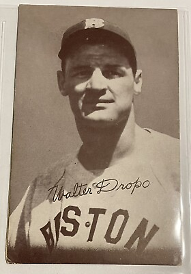 #ad 1947 66 Exhibit Baseball Card Walt Dropo Red Sox $6.00